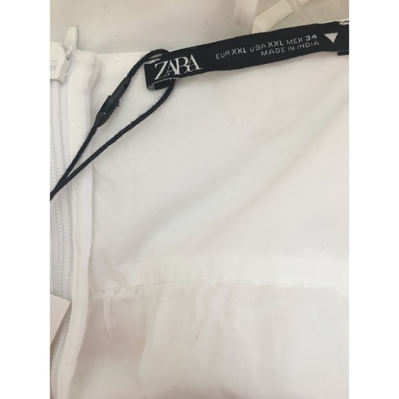 ZARA Short Poplin Dress XXL NWT - Picture 13 of 14